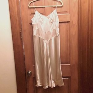 Midi slip dress champaign colored